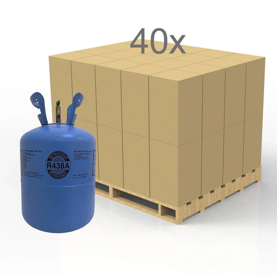 R438A (MO99) Refrigerant 25 LBS FULL PALLET (40 Cylinders)