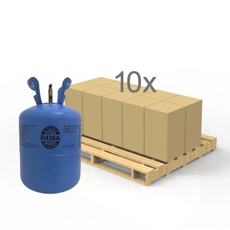 R438A (MO99) Refrigerant 25 LBS QTR PALLET (10 Cylinders)