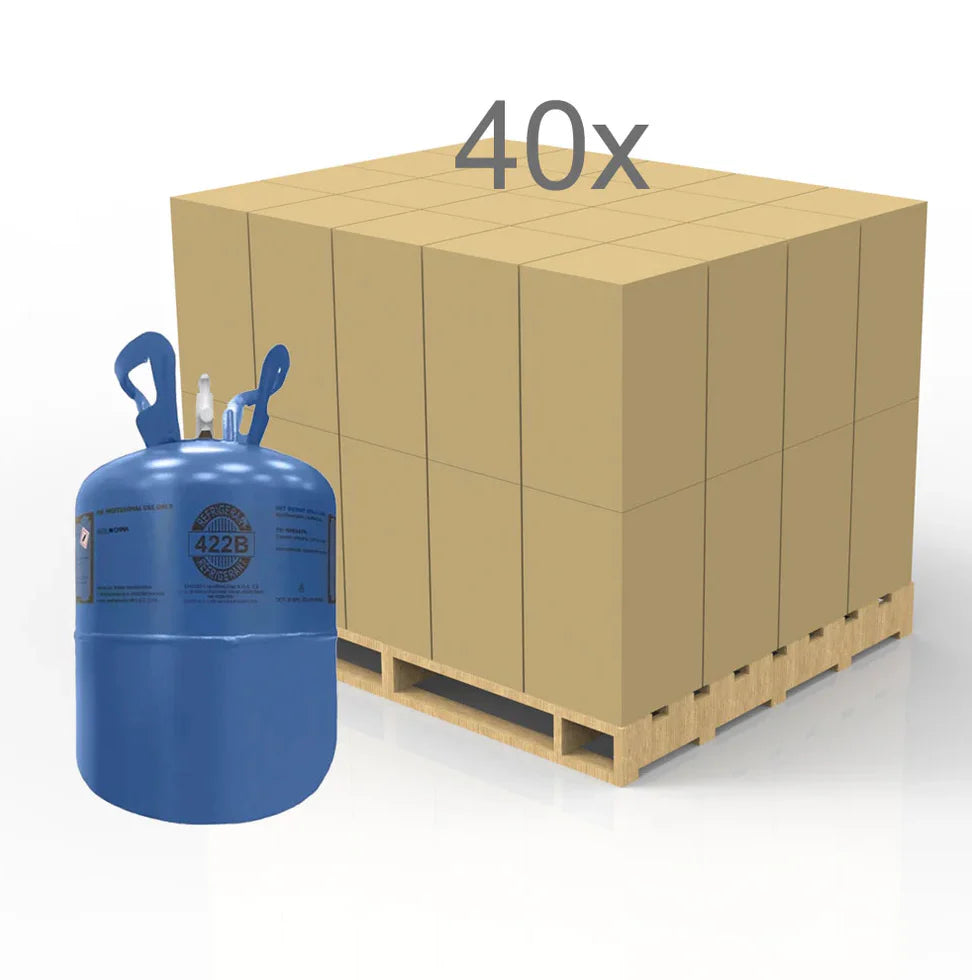 R422B Refrigerant 25 LBS  FULL PALLET (40 Cylinders)