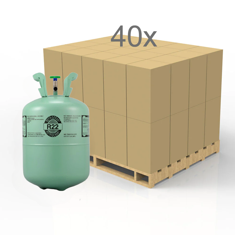 R22 30 LBS FULL PALLET Refrigerant (40 Cylinders)